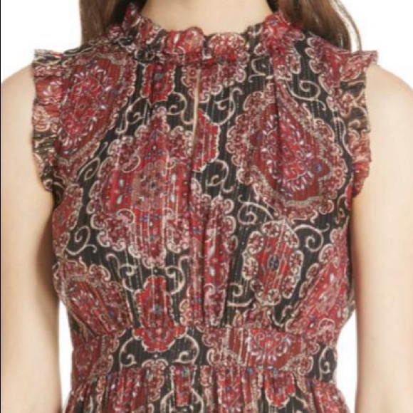 NEW Kate Spade Metallic Medallion Dress - Picture 3 of 11